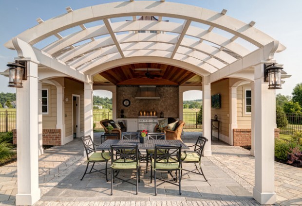 18 Lovely Pergola Design Ideas for Your Outdoor Area (9)