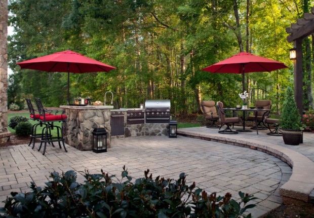 20 Amazing Patio Design Ideas with Outdoor Barbecue (12)