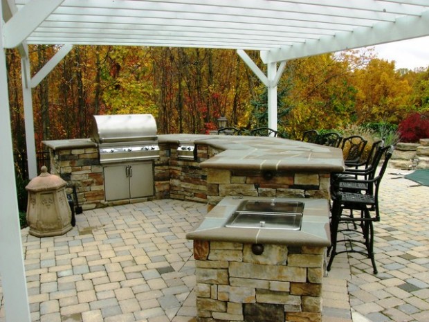 20 Amazing Patio Design Ideas with Outdoor Barbecue (14)