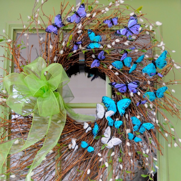 22 Enlivening Handmade Spring Wreath Designs (8)