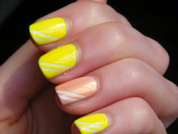 Different Shades of Yellow on Your Nails for Crazy Summer Nail Design (10)
