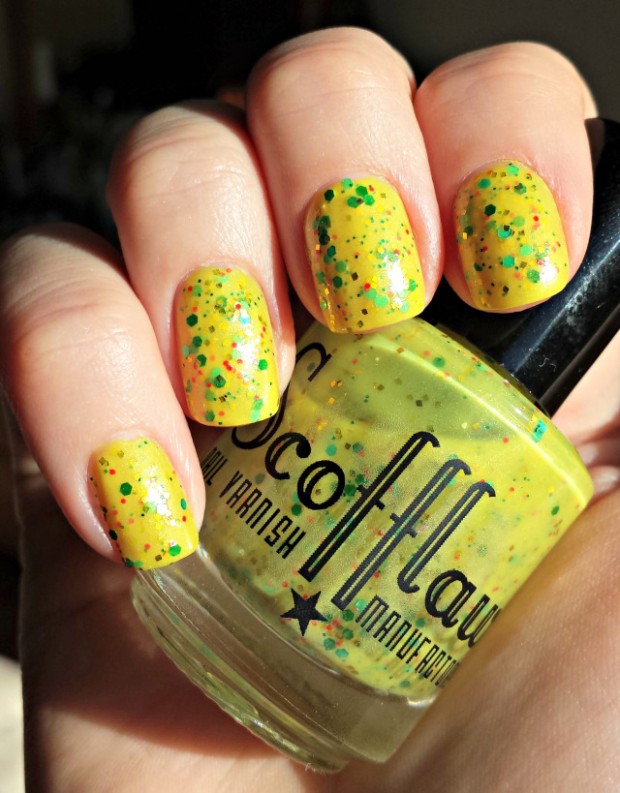 Different Shades of Yellow on Your Nails for Crazy Summer Nail Design (16)