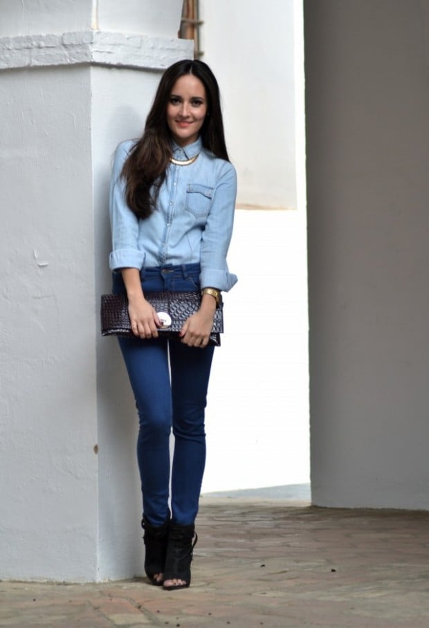How to Wear Denim on Denim 17 Chic Outfit Ideas  (11)