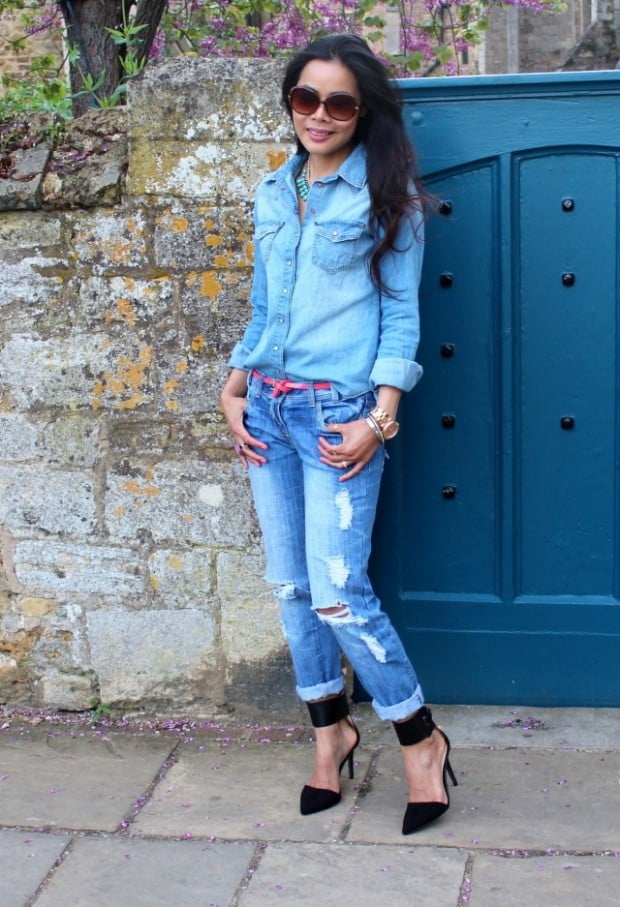 How to Wear Denim on Denim 17 Chic Outfit Ideas  (4)