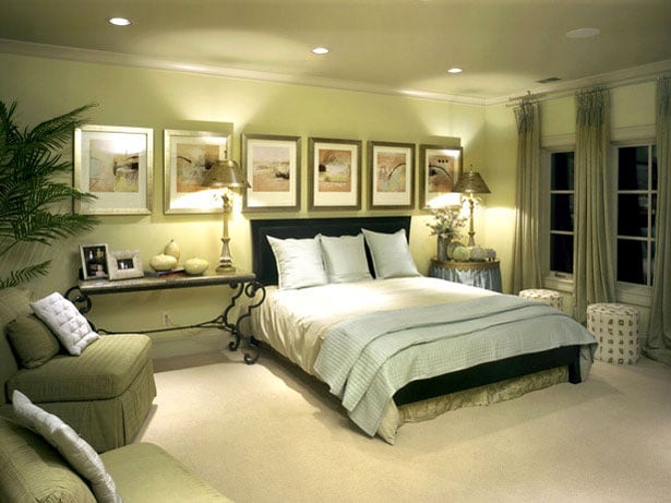 gorgeous-modern-minimalist-green-bedroom-colour-schemes-design