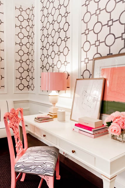 Pretty and girly home office (10)