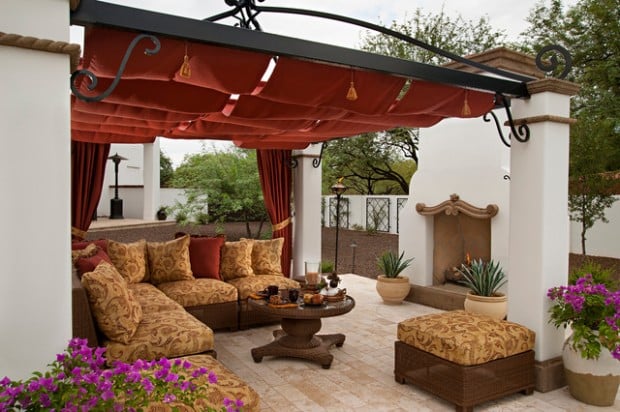 Wicker Patio Furniture Ideas for Perfect Outdoor Summer Decor (11)
