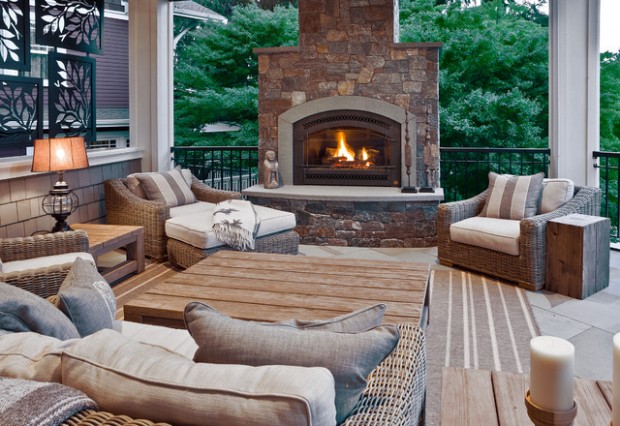 Wicker Patio Furniture Ideas for Perfect Outdoor Summer Decor (14)
