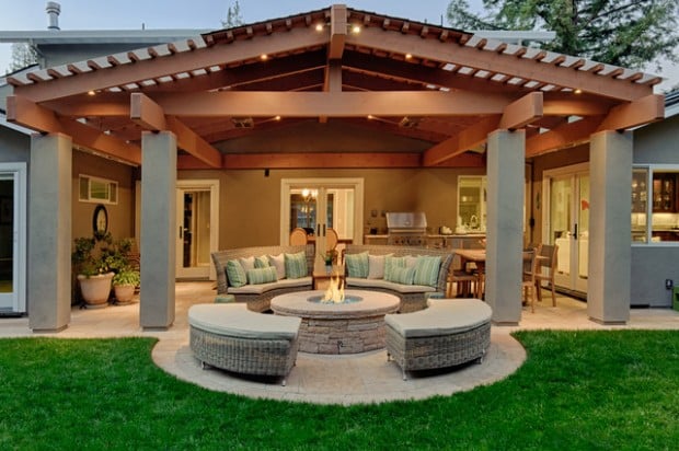 Wicker Patio Furniture Ideas for Perfect Outdoor Summer Decor (18)