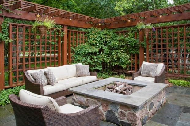 Wicker Patio Furniture Ideas for Perfect Outdoor Summer Decor (19)