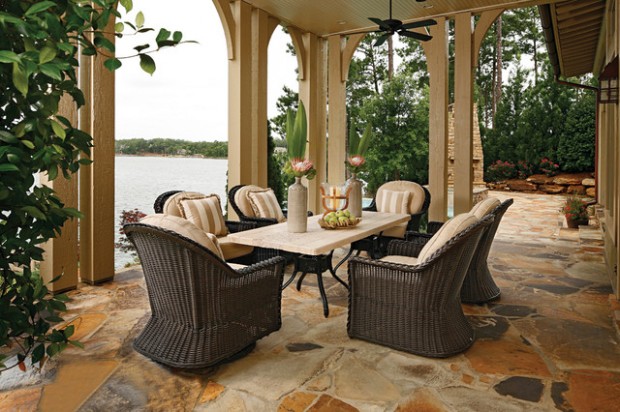 Wicker Patio Furniture Ideas for Perfect Outdoor Summer Decor (20)