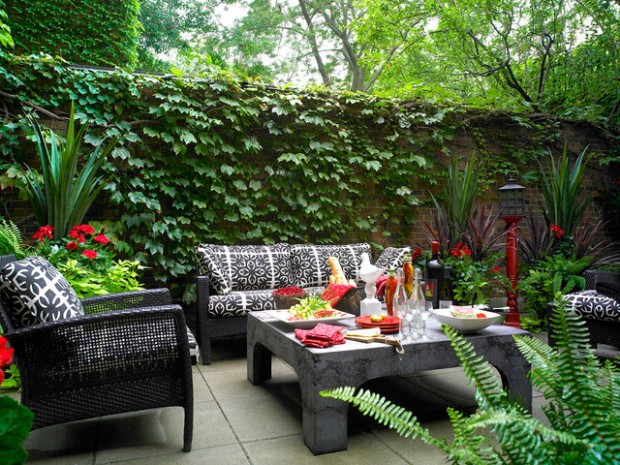 Wicker Patio Furniture Ideas for Perfect Outdoor Summer Decor (4)