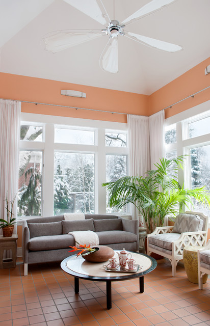 Soft Peach Color Walls For Sophisticated Interior Look