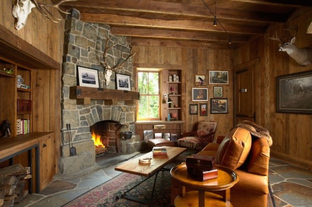 Cozy cabin fireplace  (19)