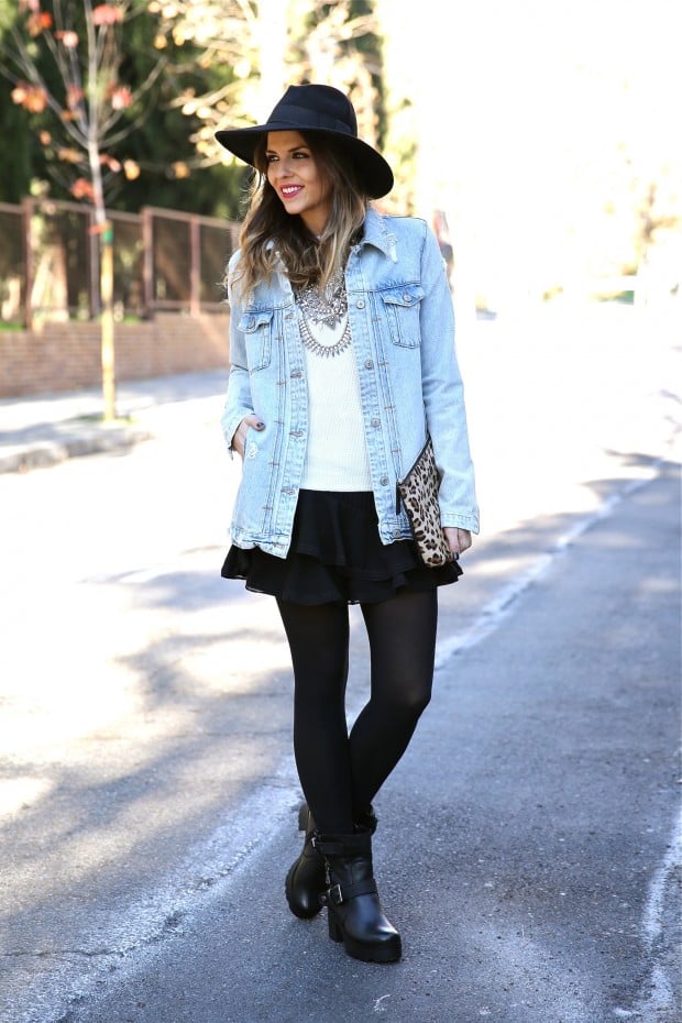 20 Outfit Ideas   Tips On How To Wear Denim Jacket - Style Motivation