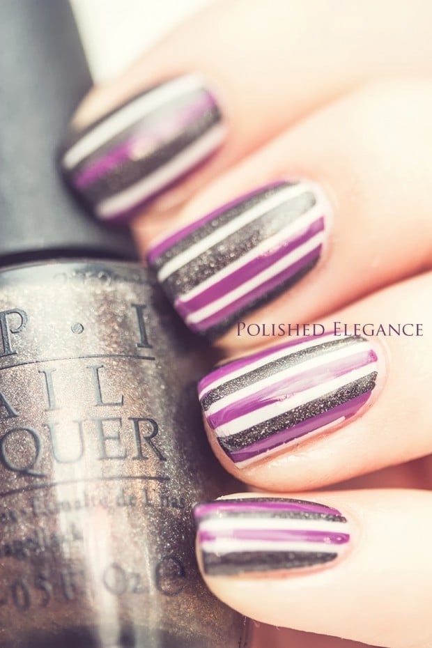 Nail-Art-Ideas-with-Stripes-26-Adorable-and-Creative-Nail-Designs-19