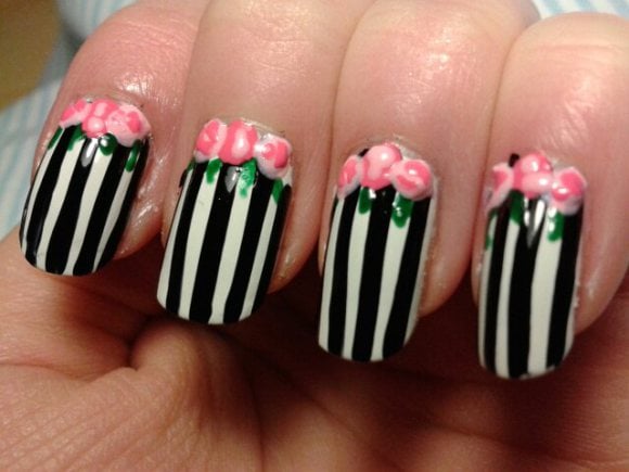 Nail-Art-Ideas-with-Stripes-26-Adorable-and-Creative-Nail-Designs-24