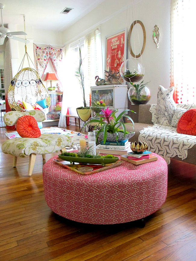 New Bohemian Style Interior Decorating for Large Space