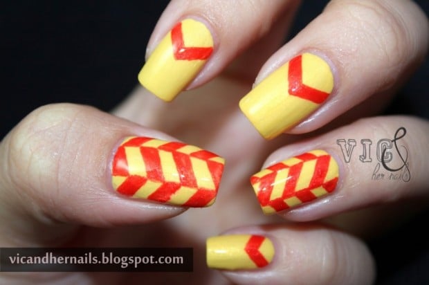 Chevrons-Nail-Designs-in-18-Beautiful-and-Elegant-Ideas-11-890x592
