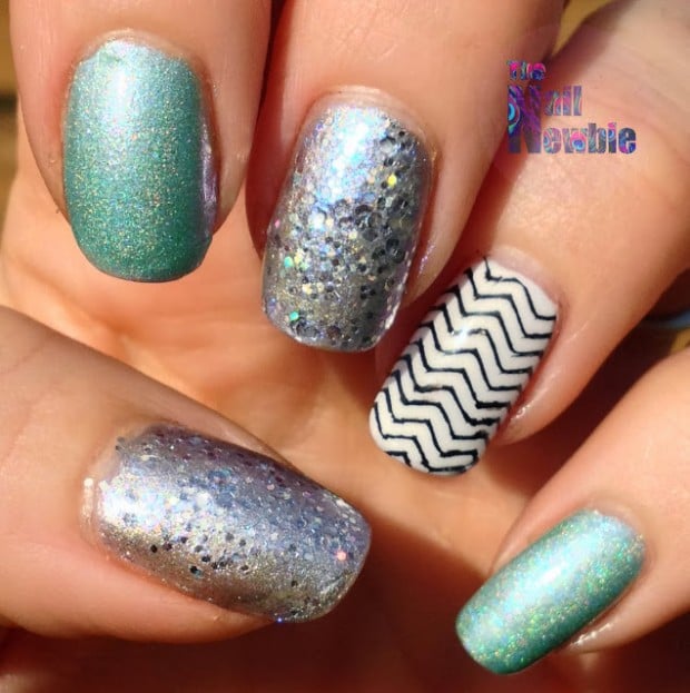 Chevrons-Nail-Designs-in-18-Beautiful-and-Elegant-Ideas-12