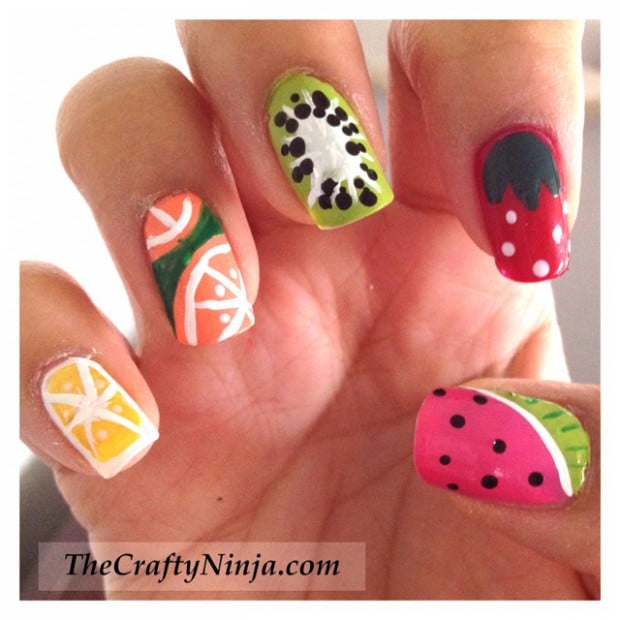 Cute-Fruit-Nails-for-Spring-and-Summer-18-Adorable-Nail-Art-Ideas-5
