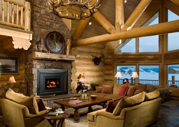 21 Rustic Log Cabin Interior Design Ideas Style Motivation