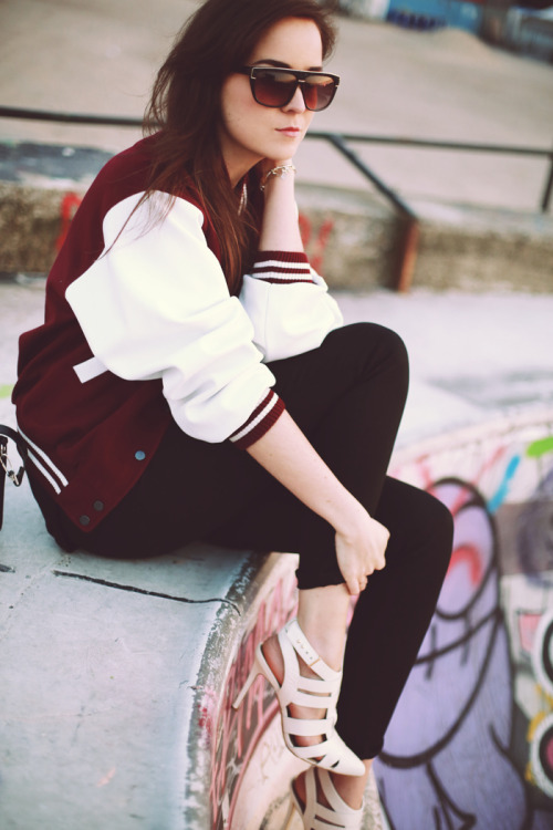 21Stylish Ways To Wear Varsity Jacket Style Motivation