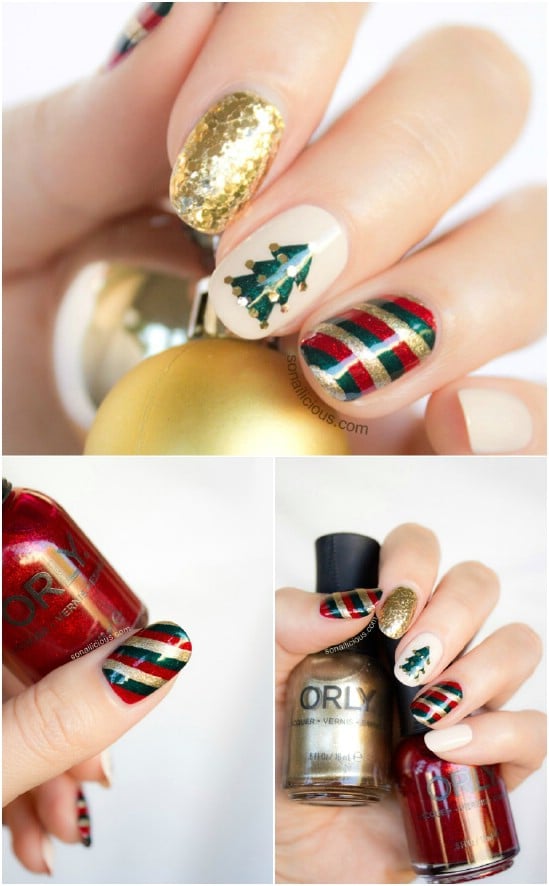 diy christmas nails (7)