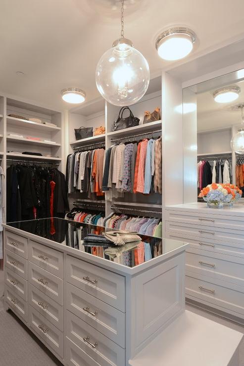 mirror-top-closet-island-with-built-in-bench