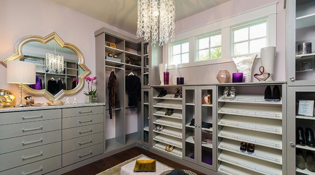 pink-and-gray-closet-slanted-shoe-shelves
