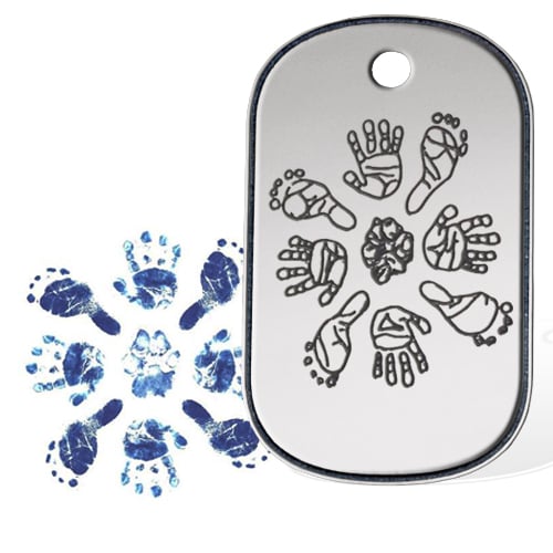 Dogtag hands and feet