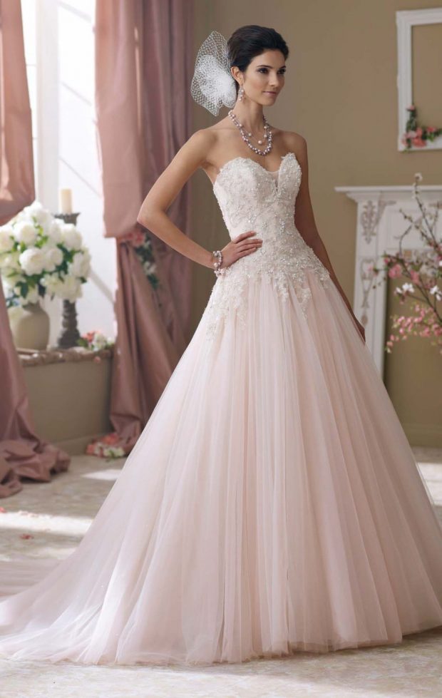 Soft Pink Wedding Dresses - Ocodea.com