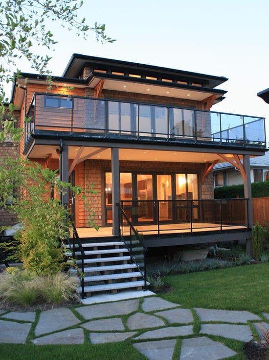 17 Stunning Glass Balcony House Design Ideas - Style Motivation - 17 Stunning Glass Balcony House Design Ideas