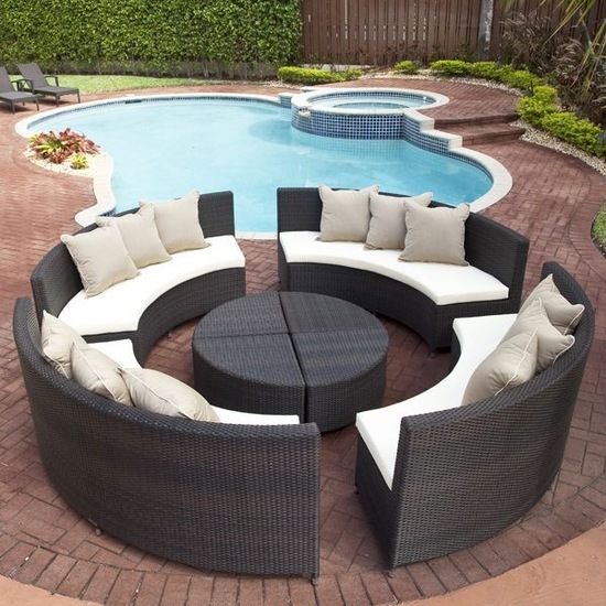 20 Lovely Sectional for Your Outdoor Space