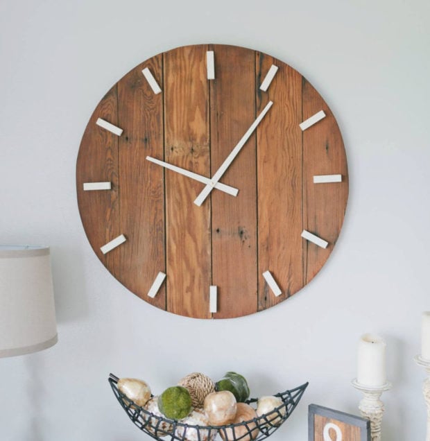 17 Inspirational Handmade Wall Clock Ideas That You Can Express Yourself With (10)