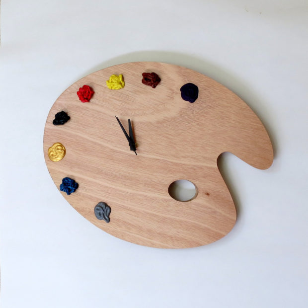 17 Inspirational Handmade Wall Clock Ideas That You Can Express Yourself With (11)