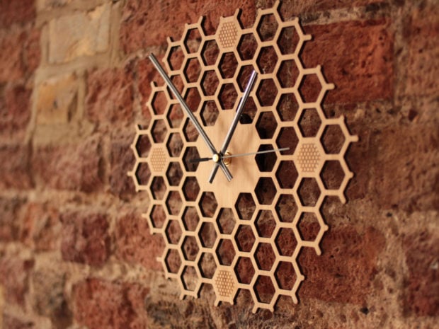 17 Inspirational Handmade Wall Clock Ideas That You Can Express Yourself With (6)