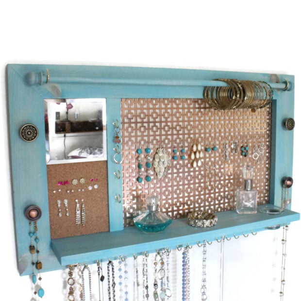 17 Simple But Awesome Handmade Jewelry Organizer Ideas You Can DIY (3)