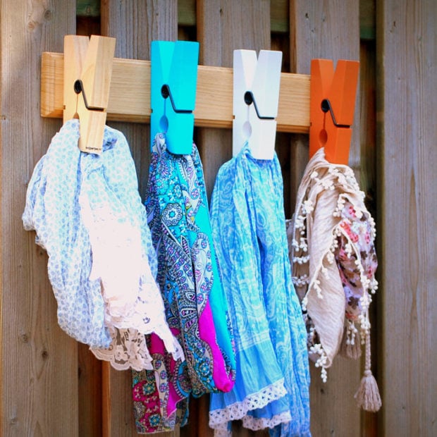 18 Practical Handmade Coat Rack Ideas You Can Produce By Yourself (16)