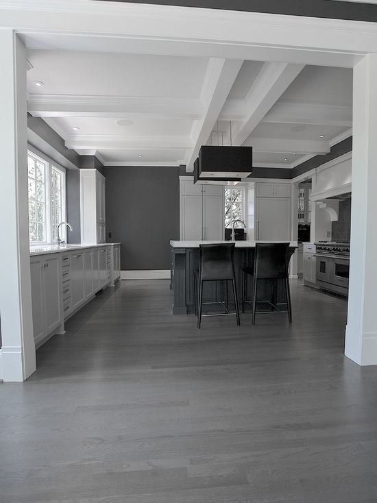 15 Stunning Grey Kitchen Floor Design Ideas