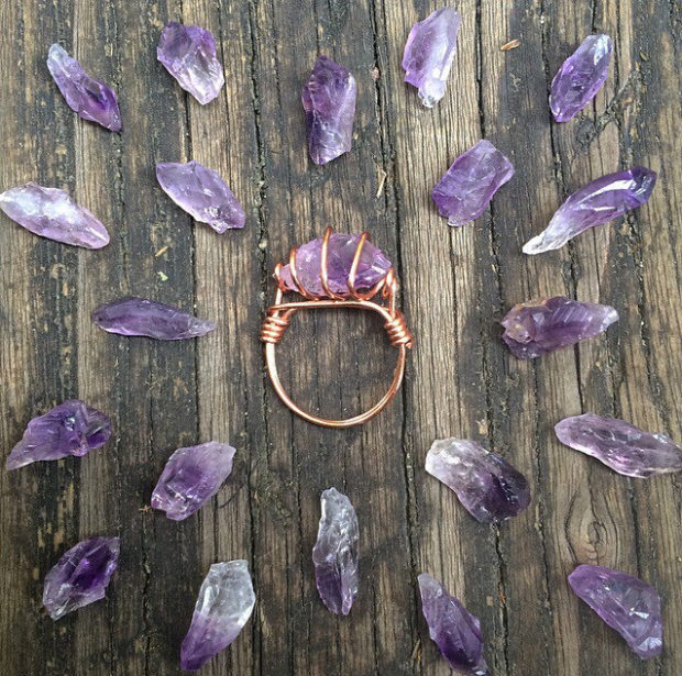 15 Irresistible Handmade Amethyst Jewelry Designs You'll Fall In Love With (7)