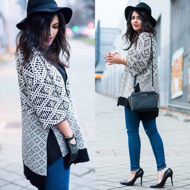 18 Chic Fall Outfit Ideas with A Black Hat
