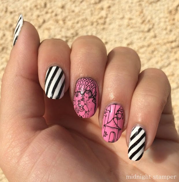 17 Cool Halloween Nail Art Ideas in Unusual Bright and Light Colors
