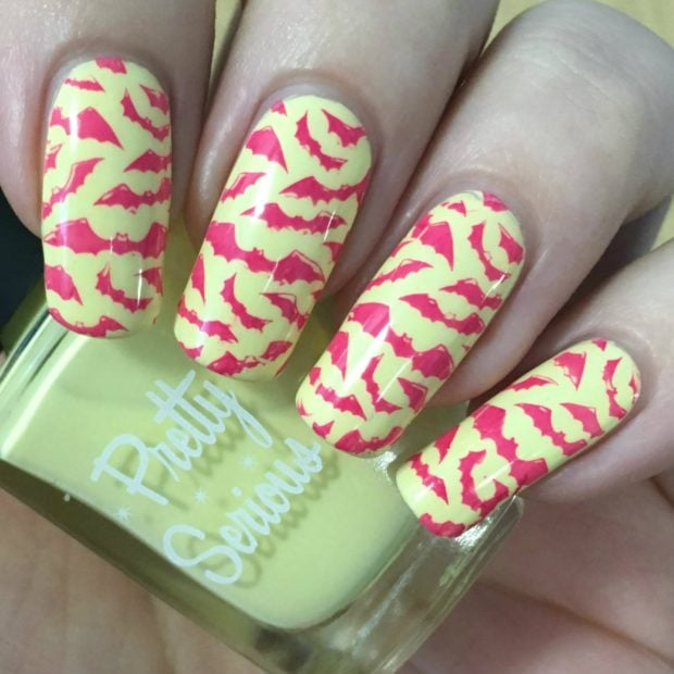 17 Cool Halloween Nail Art Ideas in Unusual Bright and Light Colors