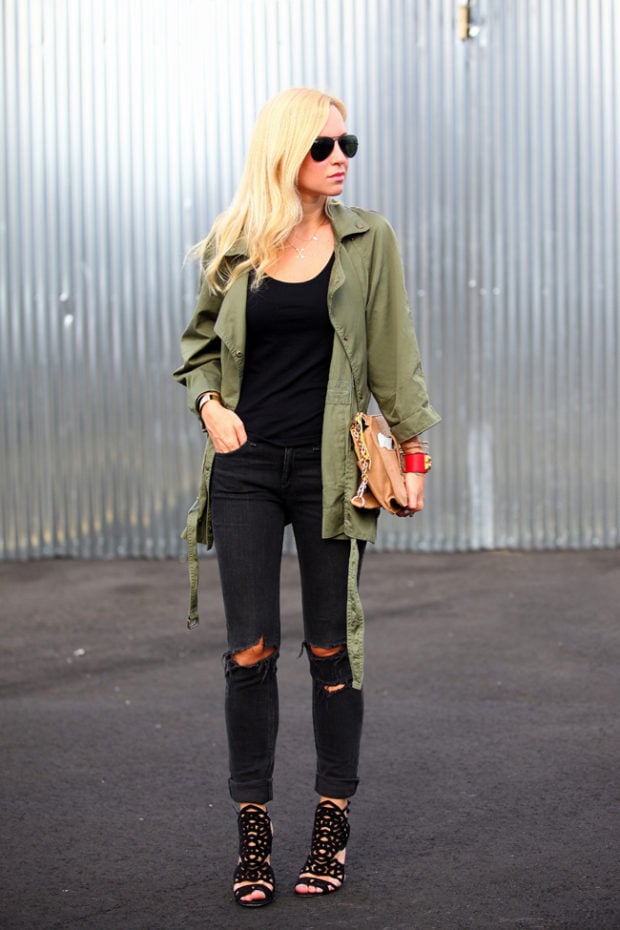 How To Wear The Military Jacket: 17 Amazing Outfit Ideas