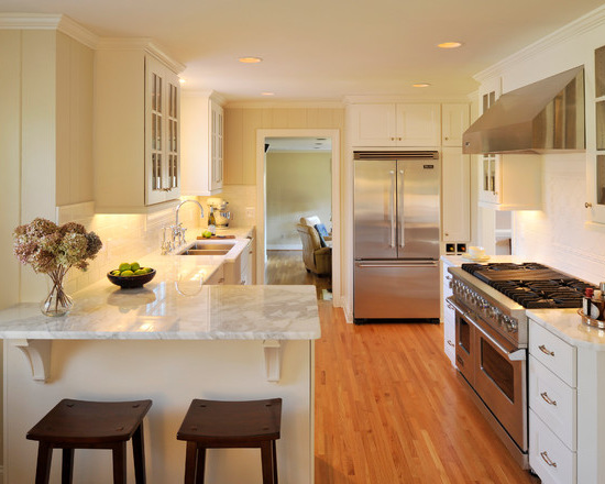 17 functional small kitchen peninsula design ideas - style