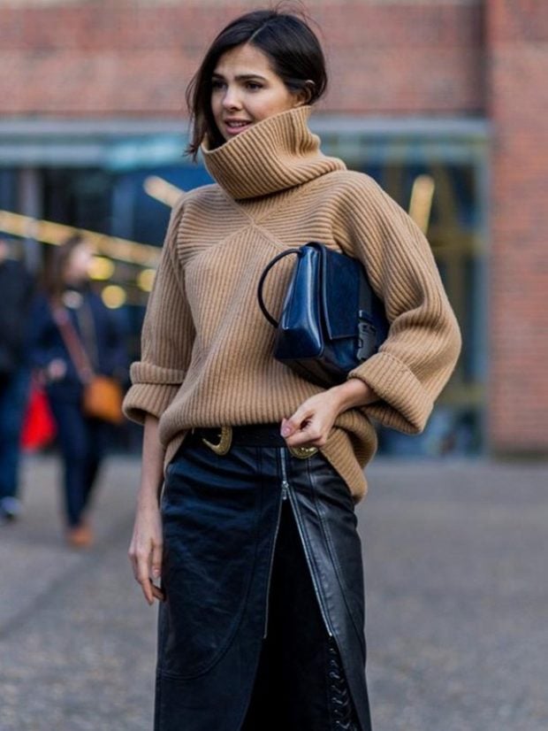 18 Stylish Outfit Ideas How To Make A Turtleneck Look Cool