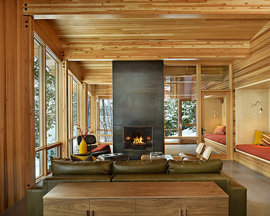 18 Cozy and Rustic Cabin Living Room Design Ideas