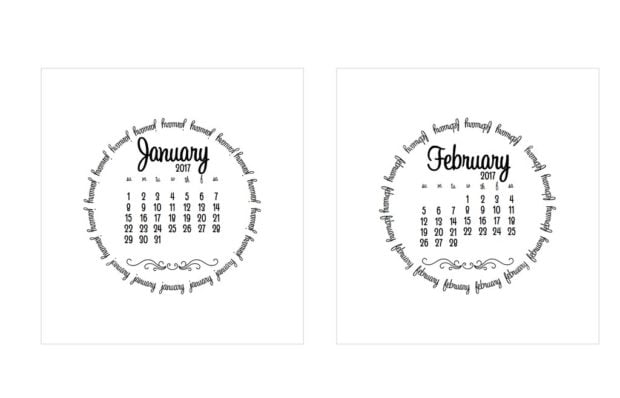 Get Your Life Organized: 15 Great Free Printable Calendars For 2017