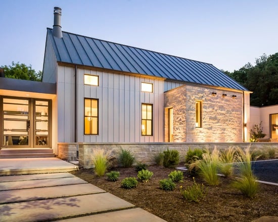 16 Bright and Airy Modern Farmhouse Exterior Design Ideas Surrounded by Nature